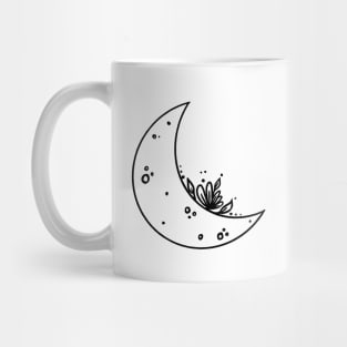 Boho Moon Art T-Shirt Mug